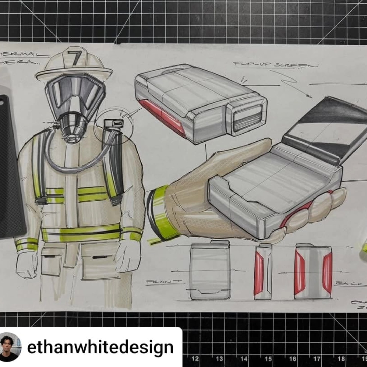 First-responder equipment concept studies by Ethan White