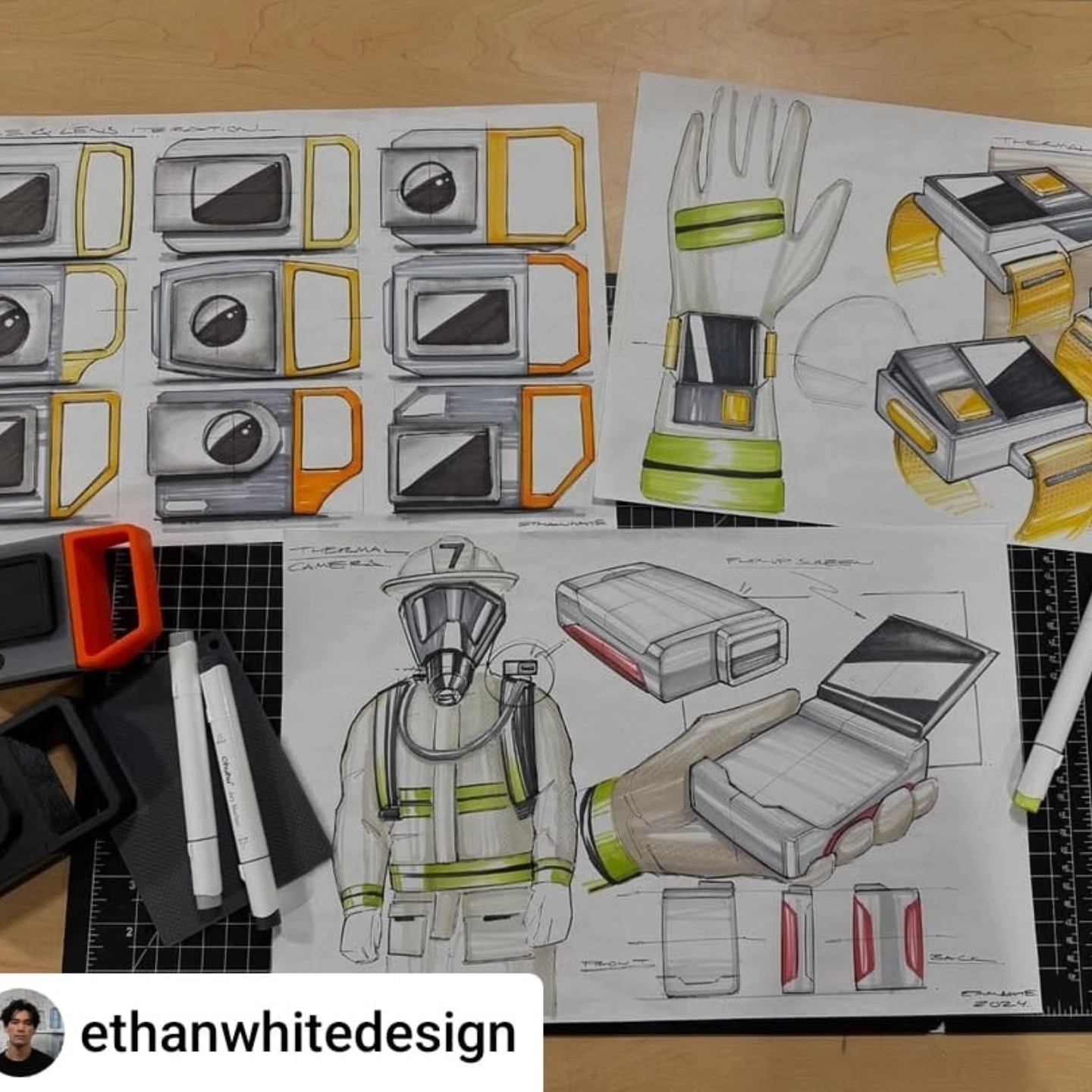 First-responder wearable tool studies by Ethan White