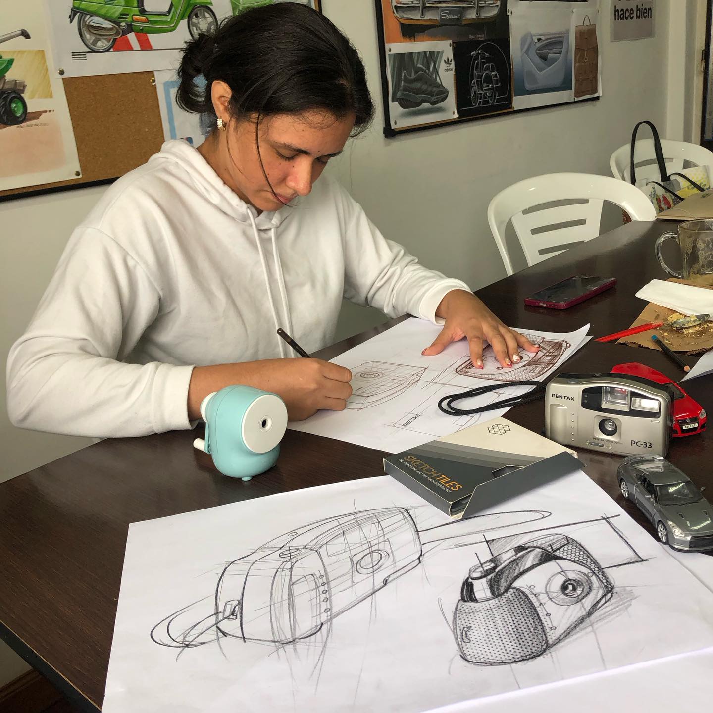 Product sketching class. From Sketch Academy classes